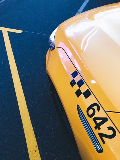 Yellow porsche 911 highway
